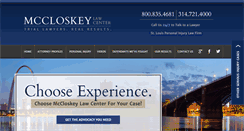 Desktop Screenshot of mccloskeylaw.com